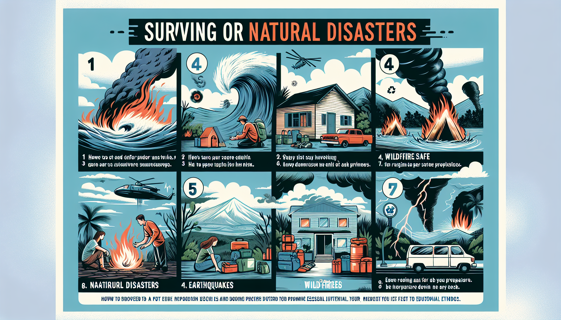 découvrez des conseils pratiques pour faire face aux catastrophes naturelles et protéger votre famille et votre communauté.