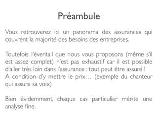 découvrez nos solutions d'assurances professionnelles adaptées à vos besoins. protégez votre entreprise et sécurisez vos actifs avec nos offres complètes et personnalisées.